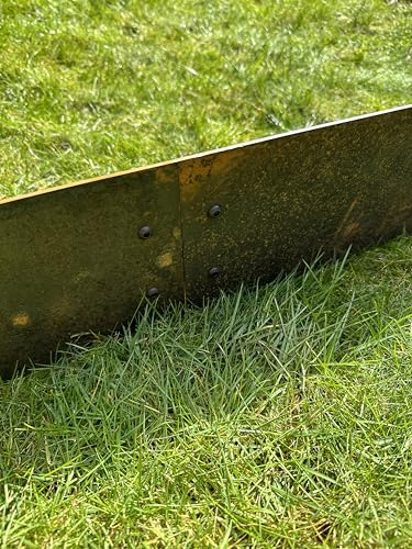 Rasenkanten Cortenstahl 150 cm x 10 cm x 3 mm 3er Set