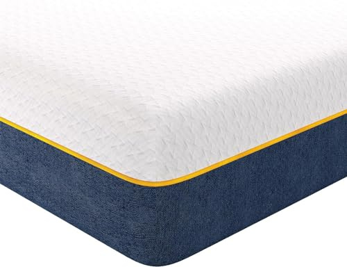 wowttrelax Matelas Mousse 140x190 cm - 20 cm Épais, Mémoriseur + Mousse Haute Densité 7 Zones de Confort Orthopédiques, Tissu Doux Respirant Antiacarien et Antibactérien, Housse Amovible et Lavable