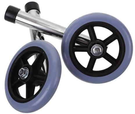 FRCOLOR 1 Paire Roue Du Déambulateur Remplacement Des Roues Du Déambulateur s Universelles Pour Fauteuil s Pour Seniors Roulettes De Acier Inoxydable