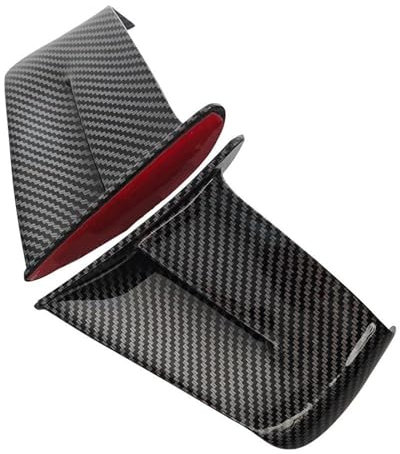 DZSLLOOI Ala Aerodinamica per Ducati per Panigale V4 V4S 2018-2021 Motociclo Ala Fissa Anteriore Aerodinamico Ala Laterale Spoiler Carenatura Parti Alettone Moto(Matte Carbon)