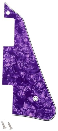 Banworks 4-lagiger Pickguard für elektrische Gitarre 2-Loch Amerikanischer LP Pickguard | Elektrische Gitarre Scratch Plate für USA Gibson Les Paul LP JT/HB-05 Lila Perle