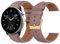 LanQii 20mm Correa de Piel para Amazfit Active 2/Active/Bip 3/Bip 3 Pro/Bip/Bip S, Suave Cuero Pulsera de Piel para Amazfit GTR Mini/GTR 42mm/GTS 4/GTS 4 Mini/3/2 Mini/2 - Rosa