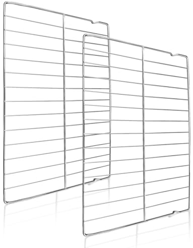 Upgraded 304 Stainless Steel 316496201 316496202 Oven Rack Replacement Fit for Frigidaire Kenmore Crosley Electrolux Range Oven. Replace 316496207 AP4040129 PS1765356, 24.2 x 16, 2 Pcs