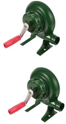 ibasenice 2 Piezas pequeño soplador mini parrilla ventilador de aire cámping parilla Ventilador manual soplador de aire hand fan ventilador de barbacoa de camping de mano planchar