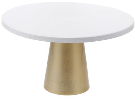 ULTECHNOVO Alzata per Dolci Elegante in Ferro Bianco, Facile da Installare e Leggera, per Esporre Cupcake e Dessert in Ogni Occasione