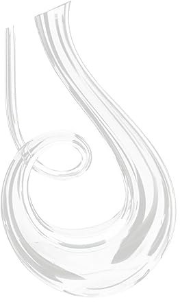 VICASKY Decanter Vino Trasparente da Accessorio per Vino per Rosso e Design Ergonomico per Ottimizzare e Facilità Uso