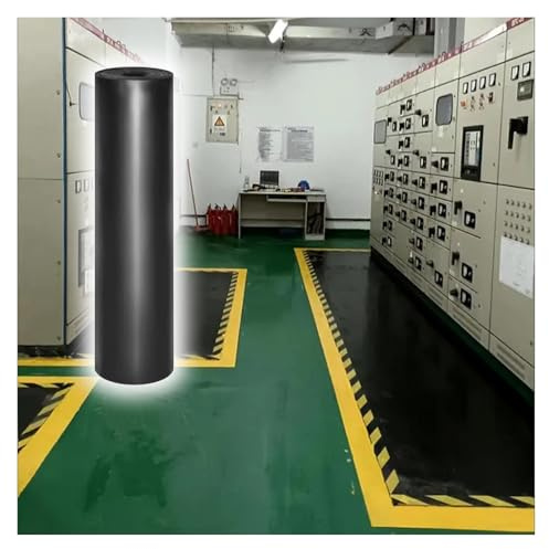 alfombra de goma Tapete De Seguridad Para Paneles Eléctricos De Alto Voltaje, Cortable Comercial Tapete De Caucho Aislante Eléctrico, Tapetes De Caucho Aislantes Para Taller De Fábrica(3mx1mx5mm)