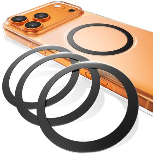 YOSH for MagSafe Ring Sticker 4 Pack, Universal Adhesive Metal Ring