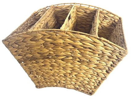 Dekovida Zeitungsständer, Wasserhyazinthe, Natur (T 34cm x B 50cm x H 25/35cm)
