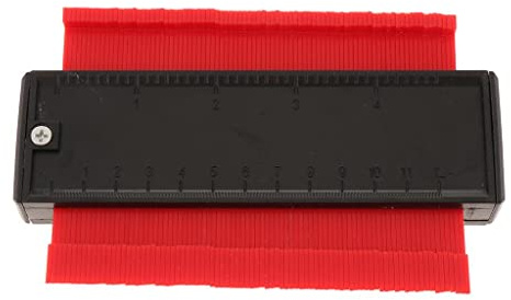 Metal Professional Contour Profile Gauge Tiling Laminate Tiles 120mm Red