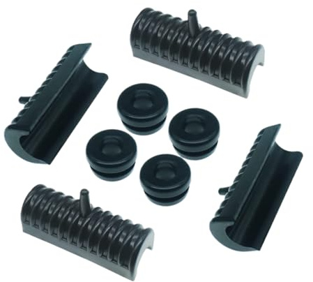 Hohopeti Supporto in Gomma per Borse da Sella Moto Cuscino Ammortizzante Antivibrazione per Borse Laterali Accessorio Resistente e Facile da Installare per Supporto Sacchetti Sella Touring