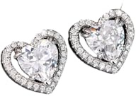 Ne W High End ihåliga kärlek örhängen och eleganta damörhängen magnetörhängen för barn