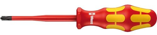 Wera 162 iS PH/S 05006456001 Tournevis VDE isolé pour vis Plusminus Phillips/à fente avec Lame à diamètre réduit # 2 x 100 mm