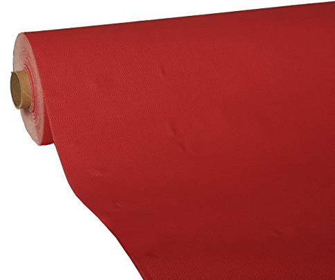 Papstar, Tischdecke, Tissue ROYAL Collection 25 m x 1,18 m rot, #81904