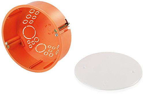 f-tronic Hohlwand-Abzweigdose, D=120mm, inkl. Deckel, E815, Inhalt: 20, Orange