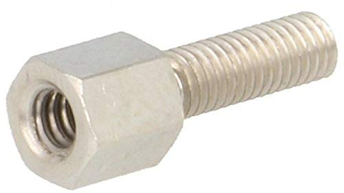 10X 2103X05/10 Distanzmuffe mit Gewinde Innengew: UNC4-40 5mm Außengew: M3 DREME