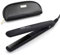 FARI Travel Mini Hair Flat Iron 1/2 Inch Ceramic Tourmaline Hair Straightener with Travel Bag Dual Voltage for Worldwide Use Temp 180°C (Black)