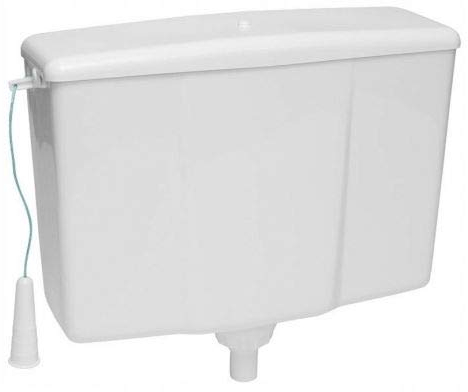 WC Spülkasten hochhängend hochhängender 9 Liter 445 x 340 x 150 mm