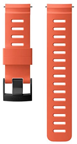 SUUNTO 24MM DIVE 1 SILICONE STRAP CORAL/BLACK M