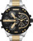 Diesel Herrenuhr Mr. Daddy 2.0, Chronographenwerk, 57mm dreifarbiges Edelstahlgehäuse mit Edelstahlarmband, DZ7459