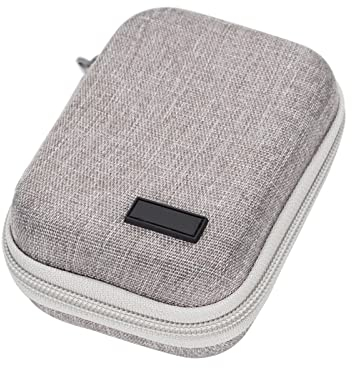 FLYAMAPIRIT Mini Reise Aufbewahrungstasche Organizer für elektronisches Zubehör für USB-Kabel, SD-Karten, Smartphone-Ladegerät Reißverschluss usw.