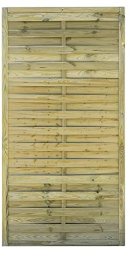 AVANTI TRENDSTORE - Larissa - 1x Recinto intrecciato in legno massiccio di pino, misura 90x180 cm