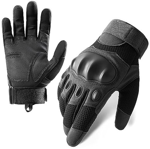 ISAKEN Herren Taktische Handschuhe, Touchscreen Handschuhe Motorradhandschuhe Handschuhe Mountainbike Sommer Handschuhe Outdoor Handschuhe Militär für Airsoft, Militär, Paintball
