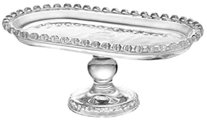 YOtat Plateau De Service Décoratif en Verre Cristal pour Fruits, Assiette De Stockage De Fruits (Couleur : D, Taille : Talla ?Nica) (Argento Talla ?Nica)