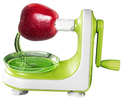 Pelador De Frutas Manual - Pelador De Frutas Giratorio | Máquina Peladora Giratoria Para Frutas, Gadgets De Cocina De Manivela Ergonómica Para, Naranja, Limón, Zanahoria, Patata