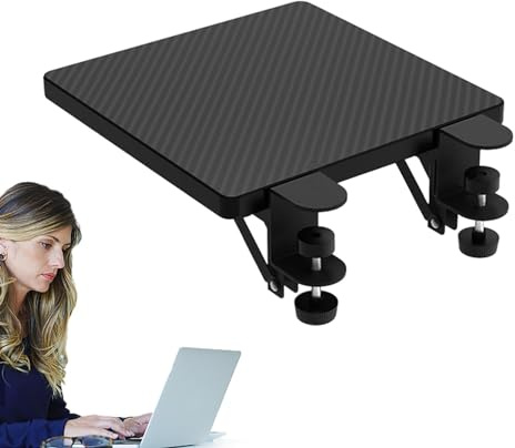 Tischverlängerung – Tastaturablage | Schreibtischverlängerung | Tischverlängerung zum Klemmen | Schreibtischbefestigung, Tischmontage, | Faltbare Klemme am | Schreibtischverlängerung | Arm
