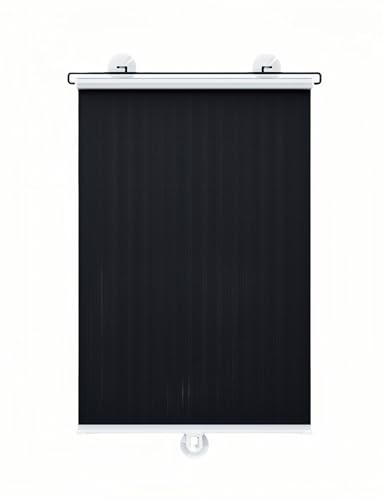 Genérico Persiana Enrollable con Ventosa Estor Enrollable Opaco Sin Taladrar, Cortina Opaca Reflectante,Estores Temporales Portátiles para Ventanas y Puertas,Solarium Baño Oficina Coche