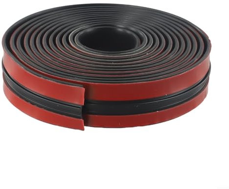 Mastic en caoutchouc pour pare-brise de voiture améliorant le confort et l'entrée d'eau (19 mm x 2 m)