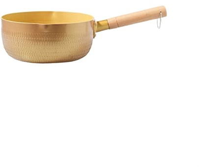 QUSYZD Juego de ollas antiadherentes Pan Gold, sartén de Acero Inoxidable, Utensilios de Cocina, Wok de Fondo Plano, sartén para panqueques y Huevos, Cacerola,