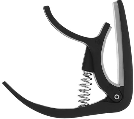 CLISPEED Gitarren Capo Kunststoff Federspannung für Akustikgitarre und Ukulele Vielseitiger Kapodaster mit Stabiler Klemmkraft