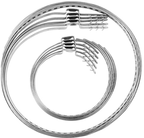 10 Stück CV Achsmanschetten Schellen Set mit 5 25-50mm und 5 50-120mm Antriebswellenmanschette,Edelstahl Achsmanschette Klemmschellen,Universal CV Achsmanschetten Schellen
