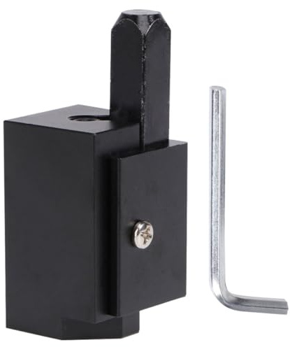 Alipis Cincel de Esquina para Carpintería de Madera, Ángulo Recto, Aleación de Aluminio, Color Negro, Herramienta Manual Multiusos para Corte de Bisagras de Puertas y Rebajes, Uso