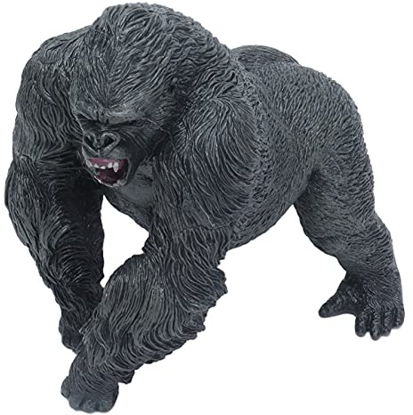 Schimpansen-Figur, Lebensechtes Kunststoff-Tierspielzeug für, PVC-Actionfigur, Modell, Desktop-Dekoration (Gorilla) (Gorilla)