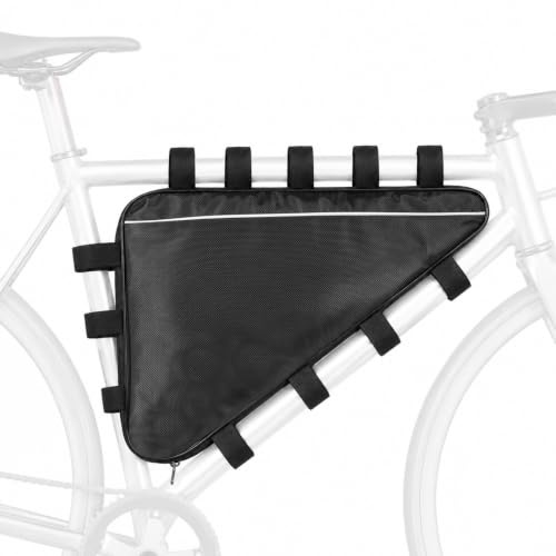 Ebike Battery Bag Triangle Bike Frame Bag, Electric Bicycle Kit Case | for Mountain Cycling, Waterproof 1680D Oxford Storage Case for Easy Installation and Secure Storage
