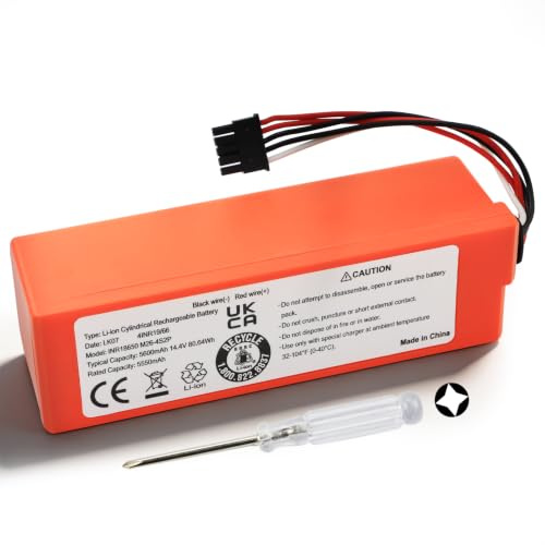 D099-4S2P Replacement Battery for XI-aomi Mi Robot Vacuum-Mop 2 Pro, MJSTS1, MJSTP, C101, S1-260-4S2P Robot Vacuum Cleaners, Household Robots 14.4V