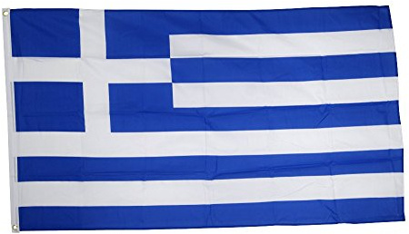 Flaggenfritze Fahne/Flagge Griechenland - 150 x 250 cm + gratis Sticker, XXL-Fahne