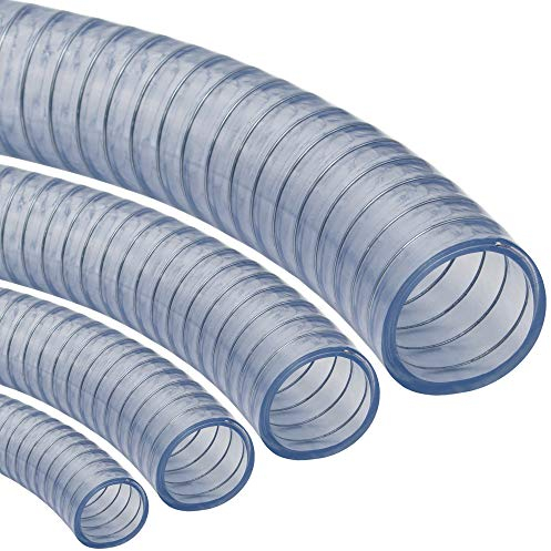 Saugschlauch *TRANSPARENT Klar Spiralschlauch Förderschlauch Pumpen Druckschlauch - METERWARE (40 mm)