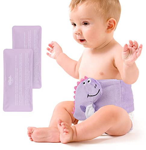Hilph Cintura riscaldante per bambini con coliche, regolabile e termoterapia per dolori addominali del bambino