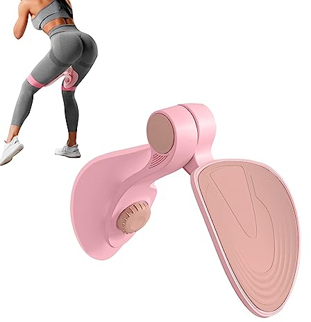 Oberschenkeltrainer Beckenbodentrainer Beintrainer, Beintrainer für Zuhause Beine Trainingsgerät für Zuhause Damen, Trimmer-Innenschenkel, Arm-Bein-Trainer, Sport-Schlankheitstraining (Rosa)