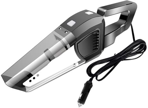 TSALON Aspirateur De Voiture DC 12V 120W Aspiration Puissante Aspirateur À Main Portable for La Maison