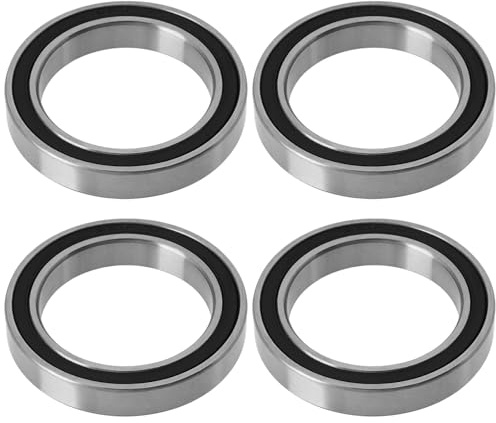 EMSea 4 st 6806-2RS kullager 30 mm ID 42 mm OD 7 mm tjocklek dubbelförseglade gummilager kompatibla med Cannondale kompatibel med BB30 vevar