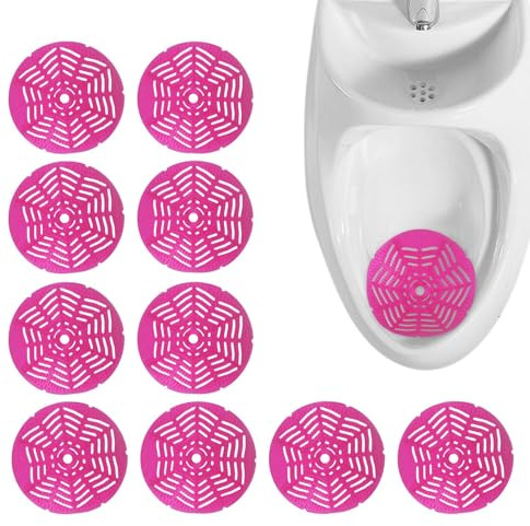 Mwqpgyh Filtro de urinario para baño de hombre, almohadillas de orinal para baño de hombre, desodorizante de control de olores para esteras urinarias | 10 ambientadores de olor de larga duración,