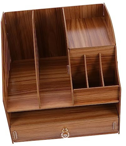 Angoily Holz Schubladenbox Für Aufbewahrung Behälter Aus Naturmaterial Für Diverse Gegenstände Tisch-organizer Mit Schublade Für Schmuck Und Utensilien