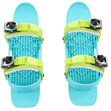 Kikumi Mini Pattini da Sci, Mini Scarponi da Sci, Tavole da Regolabili, Si Attaccano Agli Scarponi da per lo Alpino, Sport Invernali per Bambini (Multicolore)