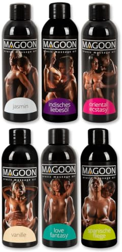 ORION Best of Magoon Set, 7 Topseller Gleitgele, Probierpaket 7x100 ml | 6-in-1 Pack mit absoluten Topsellern