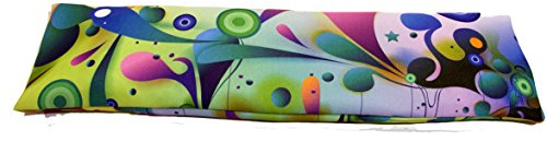 COVERBAGBCN Saco Térmico Semillas Cervical para Microondas. Relleno de Semillas y Lavanda. Doble Funda Lavable/con Separaciones. Terapia Calor/Frío. Sin Aceites. 50 x 14 cm. 800 gr (MIRO)